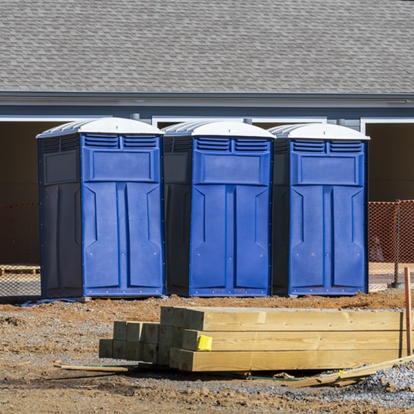 what is the expected delivery and pickup timeframe for the porta potties in Mitchell Oregon